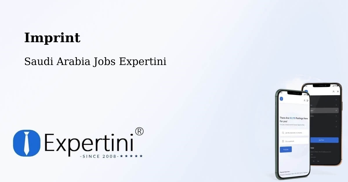 Imprint – Al Madaya - Saudi Arabia Jobs Expertini